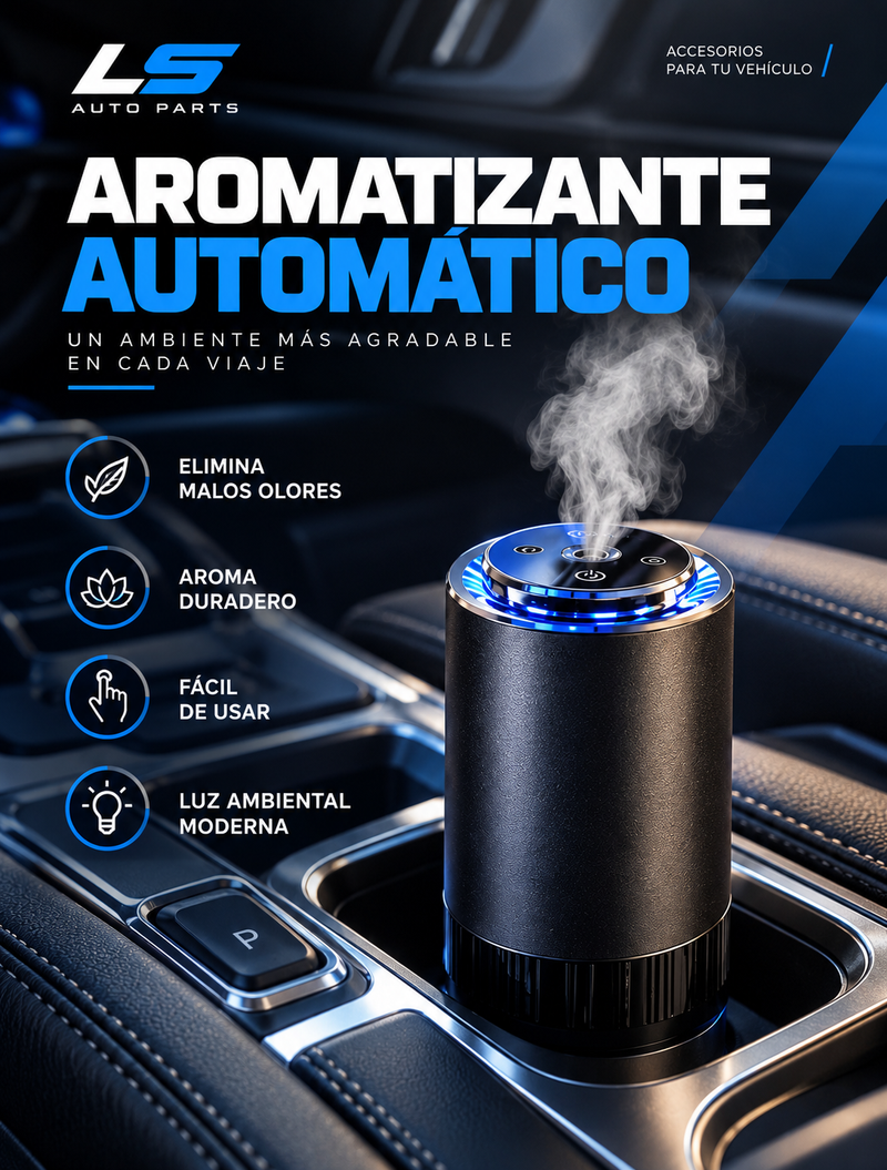Aromatizador automático para auto recargable USB