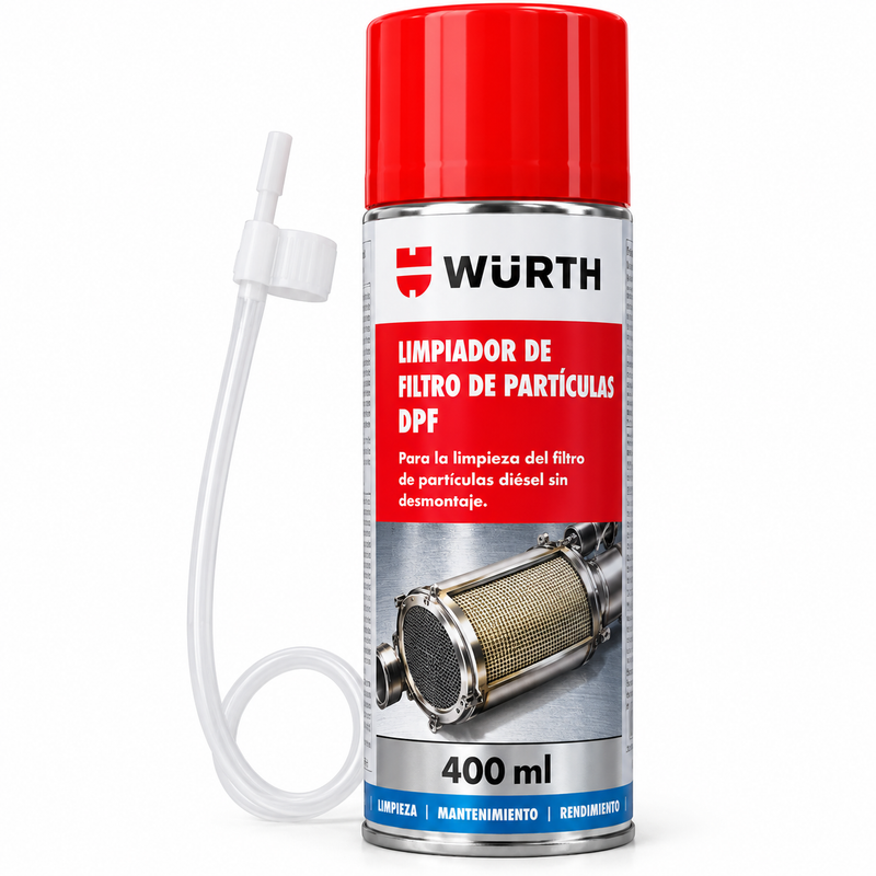 Limpiador de filtro de partículas DPF Würth 400 ml